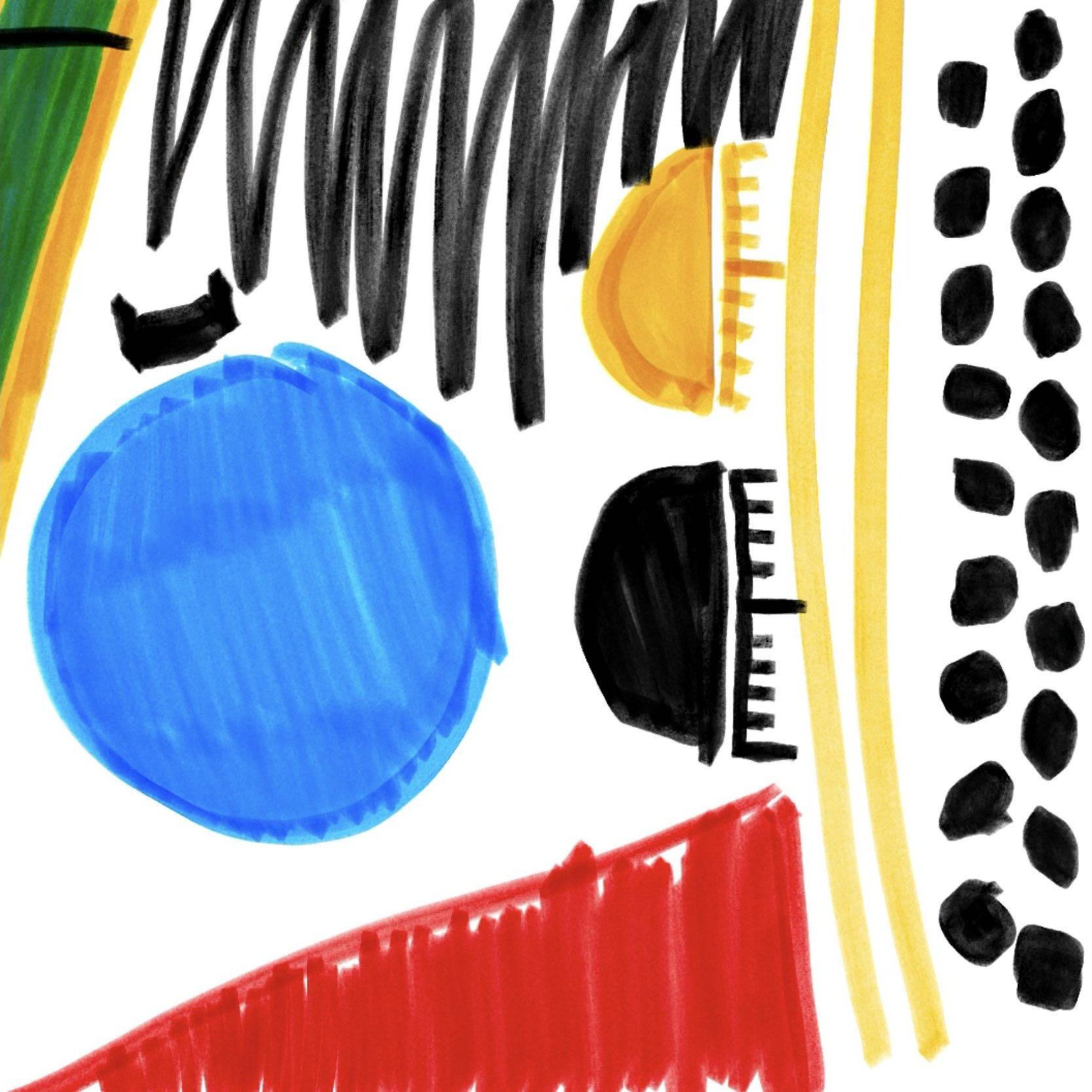 I reoriented the triangles and did the &ldquo;prefer pen&rdquo; zig-zag. I wanted to keep everything big, but this scribble just looks bad like this.