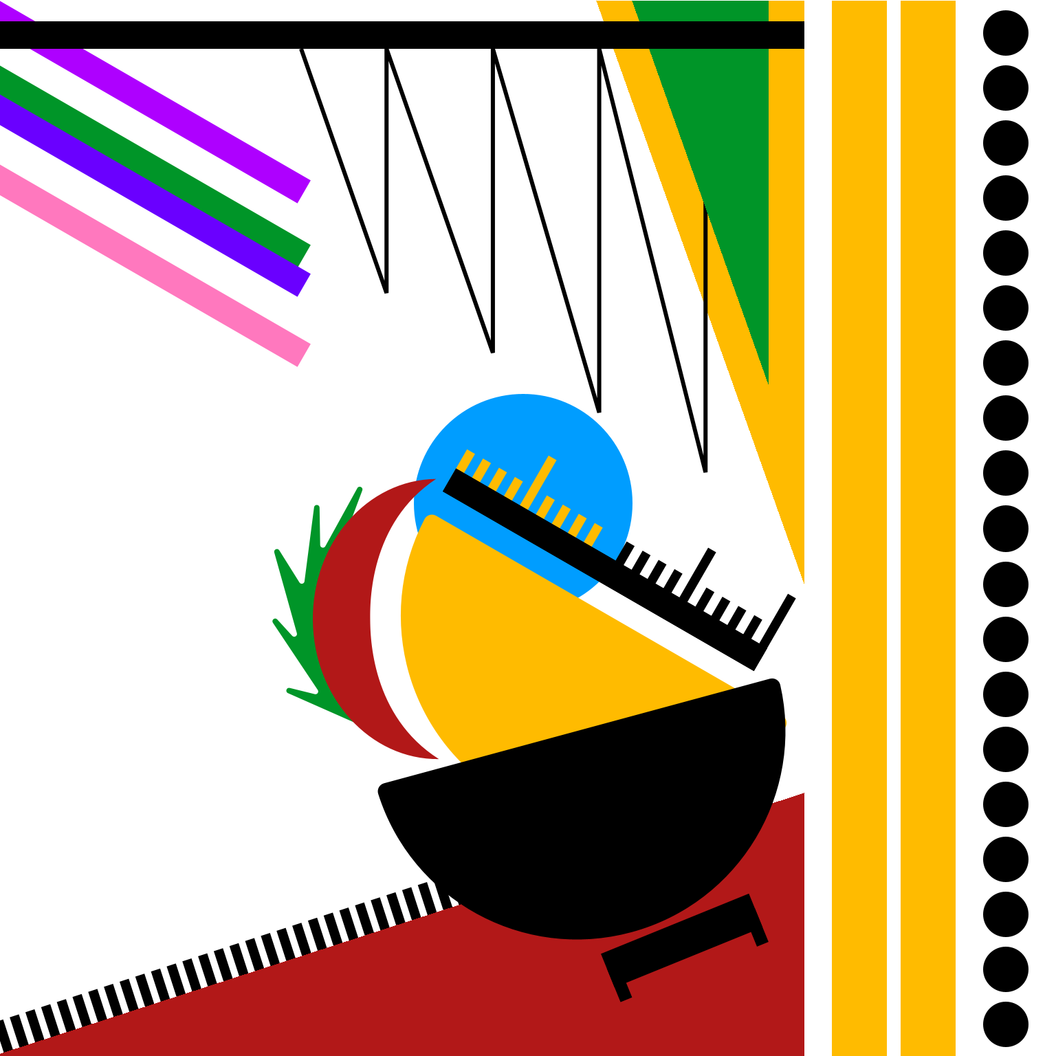 Here's the final product of my first iteration of the Ted Data Selfie. I like the right side of the piece, but not the left because there's too much negative space from the friend lines being so thin. The dynamics of it feel nice and the viewer's eye gets led around nicely. Though, the bottom half feels too crowded.